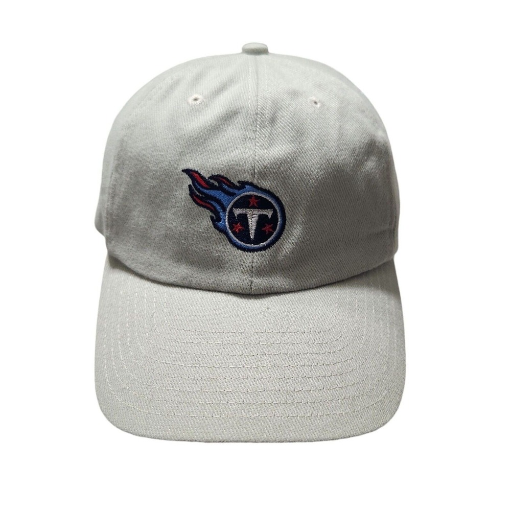 Reebok Tennessee Titans NFL Hat Mens Gray Adjustable Dad Cap Vintage Style‎ Logo